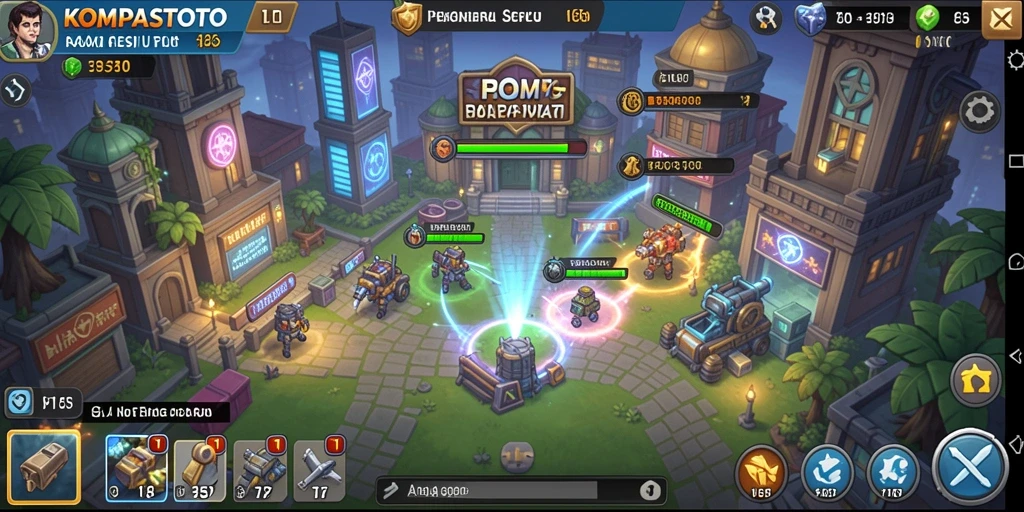 Tangkapan layar gameplay KOMPASTOTO yang menampilkan aksi menarik dalam game Idle.