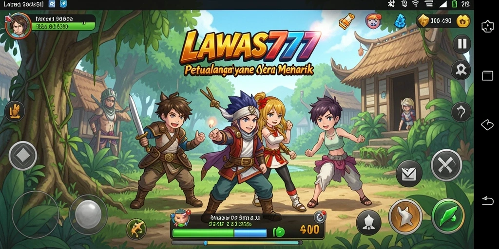 Tampilan menawan dari gameplay LAWAS777 yang penuh aksi anime.