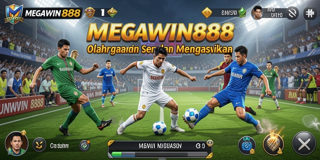 Tampilan utama MEGAWIN888 saat bermain olahraga seru.