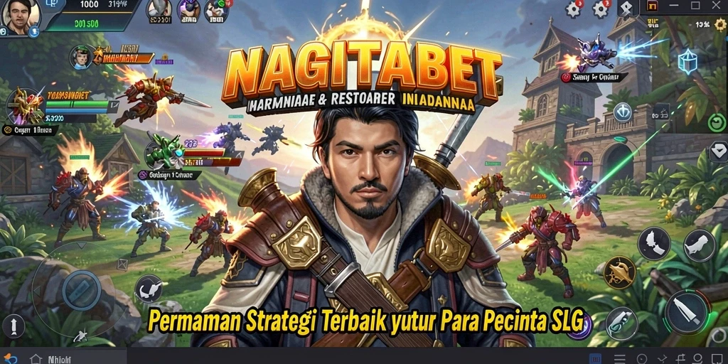 Tangkapan layar utama NAGITABET menampilkan aksi seru dalam gameplay strategi.