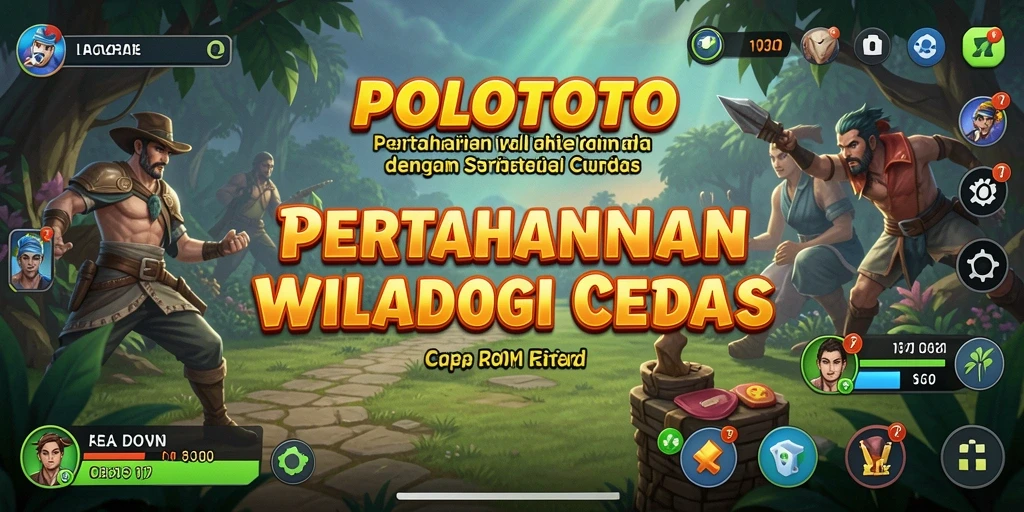 Tampilan spektakuler dari gameplay <strong>POLOTOTO</strong> dalam Tower Defense.