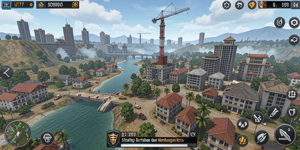 Tampilan gameplay UT77 yang menegangkan dengan strategi SLG.