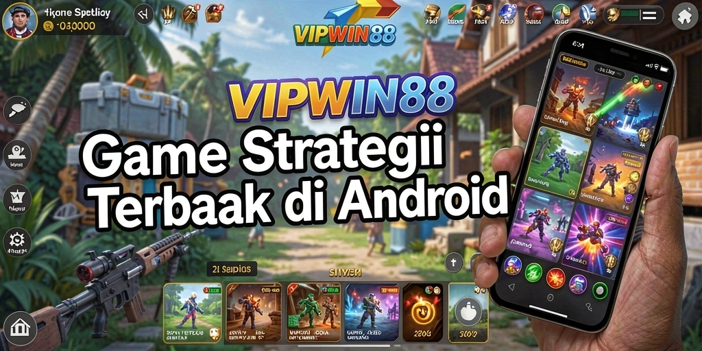 Screenshot VIPWIN88 menampilkan pertempuran strategis seru.
