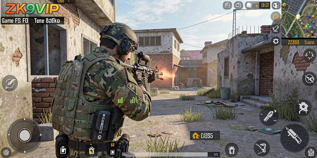 Tampilan gameplay seru dan menegangkan dari ZK9VIP.